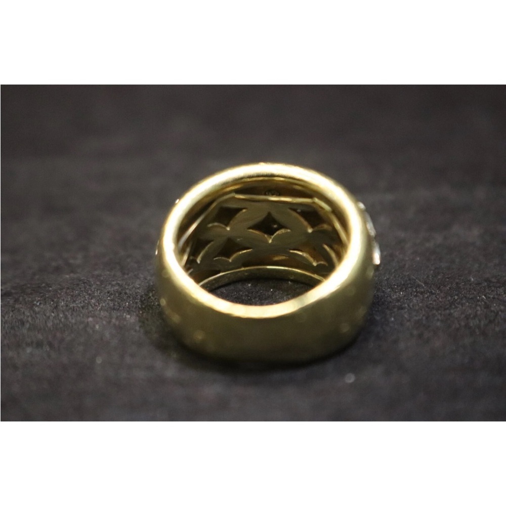 18k Gold Diamond Accent Ring - Picture 3 of 5